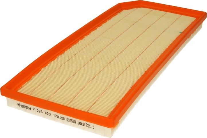 BOSCH F 026 400 178 - Engine Air Filter car-mod.net