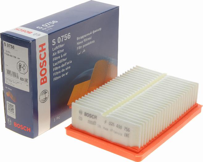 BOSCH F 026 400 756 - Engine Air Filter car-mod.net