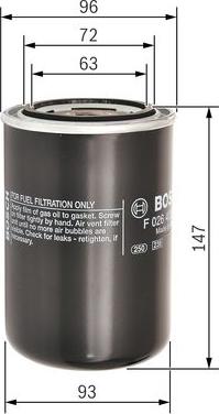 BOSCH F 026 402 087 - Fuel filter car-mod.net