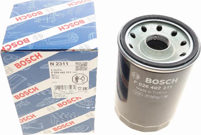 BOSCH F 026 402 311 - Fuel filter car-mod.net
