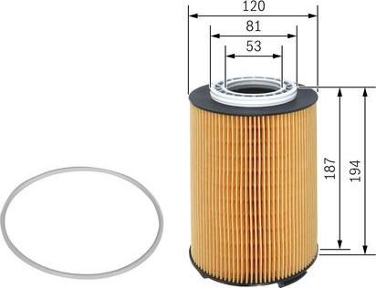 BOSCH F 026 407 191 - Oil Filter car-mod.net