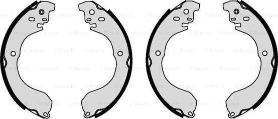 BOSCH F 026 008 025 - Drum Brake Shoe Set car-mod.net
