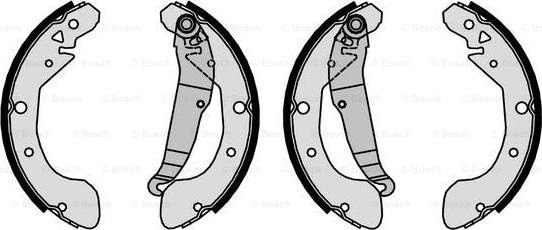 BOSCH F 026 008 026 - Drum Brake Shoe Set car-mod.net