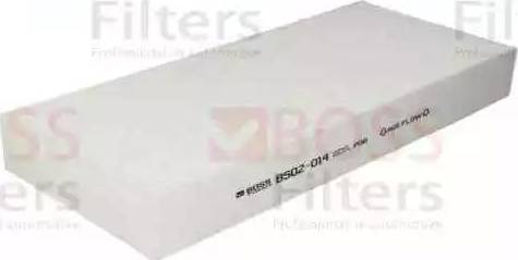 BOSS FILTERS BS02-014 - Filter, interior air car-mod.net