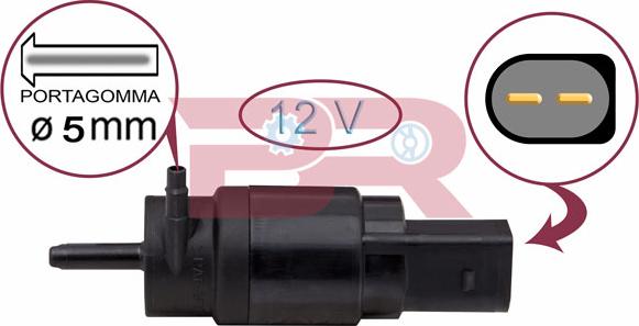 BOTTO RICAMBI BRAC5670 - Water Pump, window cleaning car-mod.net