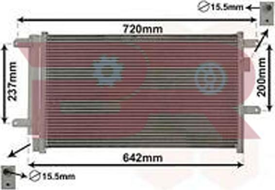 BOTTO RICAMBI BRAC6333 - Condenser, air conditioning car-mod.net