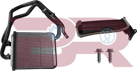 BOTTO RICAMBI BRAC6722 - Heat Exchanger, interior heating car-mod.net