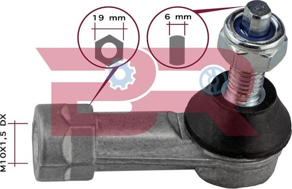 BOTTO RICAMBI BRC8050 - Tie Rod End car-mod.net