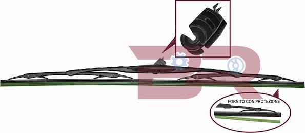 BOTTO RICAMBI BRCA4625 - Wiper Blade car-mod.net