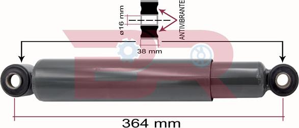 BOTTO RICAMBI BRCA5776 - Shock Absorber car-mod.net