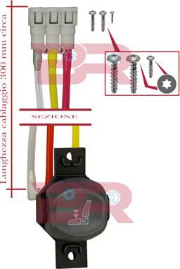 BOTTO RICAMBI BRCA8395 - Switch, seat adjustment car-mod.net