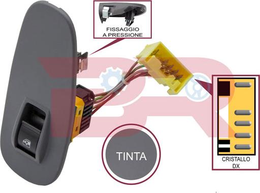 BOTTO RICAMBI BREL9049 - Switch, window regulator car-mod.net
