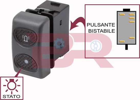 BOTTO RICAMBI BREL6596 - Switch, horn car-mod.net
