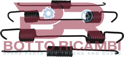 BOTTO RICAMBI BRFR2113 - Spring, brake shoe car-mod.net