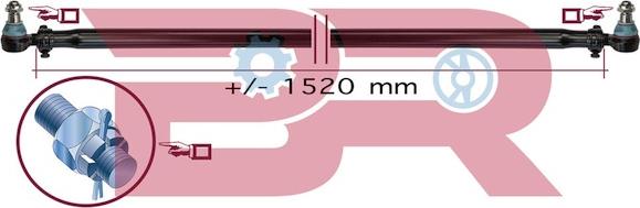BOTTO RICAMBI BRST6943 - Tie Rod car-mod.net