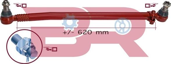 BOTTO RICAMBI BRST0528 - Centre Rod Assembly car-mod.net