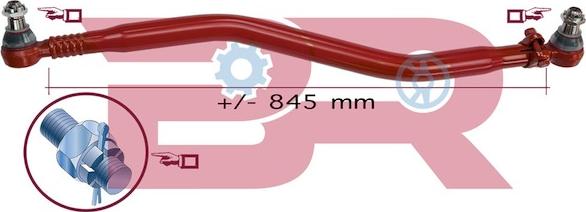 BOTTO RICAMBI BRST2919 - Centre Rod Assembly car-mod.net