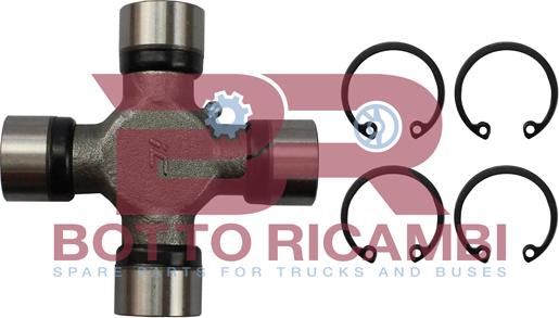 BOTTO RICAMBI BRT1339 - Flexible disc, propshaft joint car-mod.net