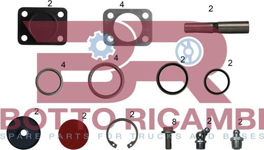 BOTTO RICAMBI KITIV027 - Repair Kit, kingpin car-mod.net