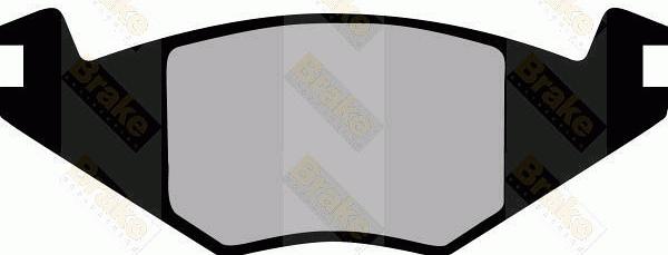 Brake Engineering PA448 - Brake Pad Set, disc brake car-mod.net