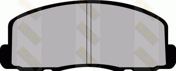 Brake Engineering PA409 - Brake Pad Set, disc brake car-mod.net