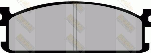 Brake Engineering PA424 - Brake Pad Set, disc brake car-mod.net