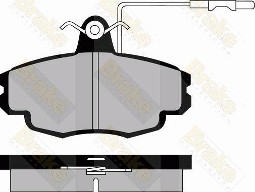 Brake Engineering PA591 - Brake Pad Set, disc brake car-mod.net