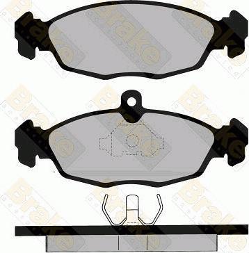 Brake Engineering PA597 - Brake Pad Set, disc brake car-mod.net