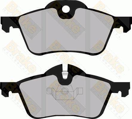 Brake Engineering PA1404 - Brake Pad Set, disc brake car-mod.net