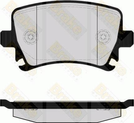 Brake Engineering PA1560 - Brake Pad Set, disc brake car-mod.net