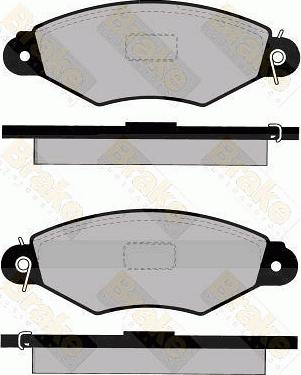 AD 804.00 - Brake Pad Set, disc brake car-mod.net