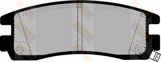 Brake Engineering PA1167 - Brake Pad Set, disc brake car-mod.net