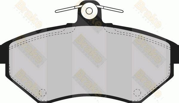 Brake Engineering PA1171 - Brake Pad Set, disc brake car-mod.net