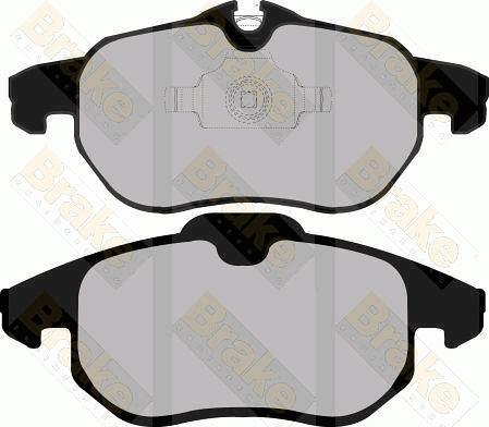 Brake Engineering PA1394 - Brake Pad Set, disc brake car-mod.net