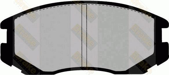Brake Engineering PA1369 - Brake Pad Set, disc brake car-mod.net