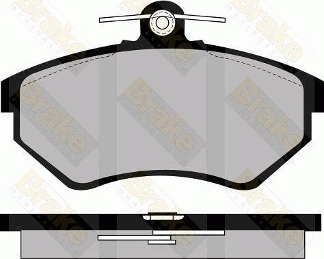 Brake Engineering PA819 - Brake Pad Set, disc brake car-mod.net
