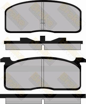 BENDIX DB186 - Brake Pad Set, disc brake car-mod.net