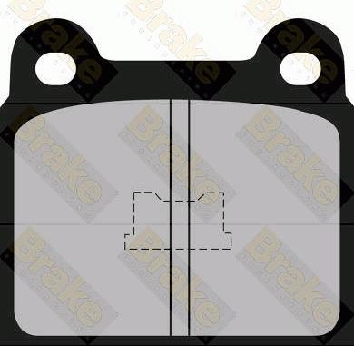 Brake Engineering PA305 - Brake Pad Set, disc brake car-mod.net