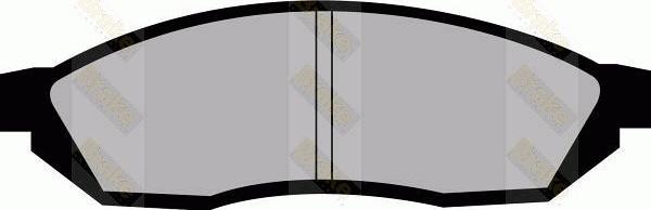 Brake Engineering PA312 - Brake Pad Set, disc brake car-mod.net