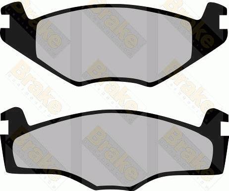 Brake Engineering PA375 - Brake Pad Set, disc brake car-mod.net