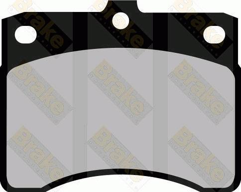 Brake Engineering PA724 - Brake Pad Set, disc brake car-mod.net