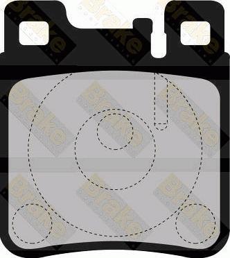 Brake Engineering PA777 - Brake Pad Set, disc brake car-mod.net