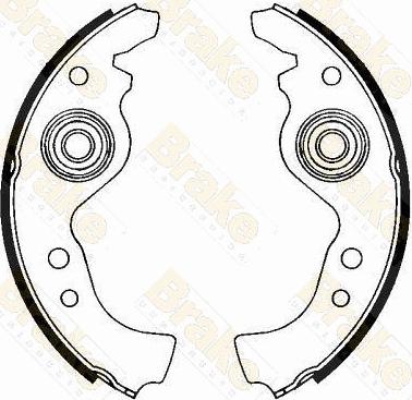 Brake Engineering SH1160 - Drum Brake Shoe Set car-mod.net