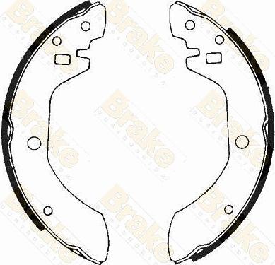 Brake Engineering SH1111 - Drum Brake Shoe Set car-mod.net
