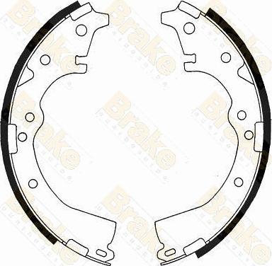 Brake Engineering SH1184 - Drum Brake Shoe Set car-mod.net