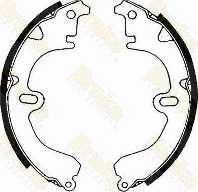 Brake Engineering SH1224 - Drum Brake Shoe Set car-mod.net