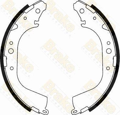 Brake Engineering SH2427 - Drum Brake Shoe Set car-mod.net