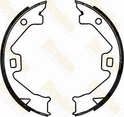 Brake Engineering SH2595 - Brake Shoe Set, parking brake car-mod.net