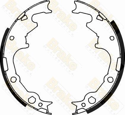 Brake Engineering SH2518 - Drum Brake Shoe Set car-mod.net