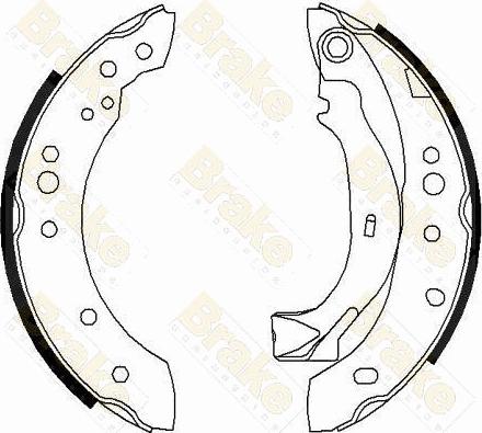 Brake Engineering SH2577 - Drum Brake Shoe Set car-mod.net
